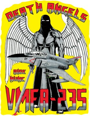 VMFA-235 Death Angels F-4 Yellow Back