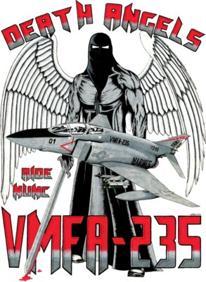 VMFA-235 Death Angels F-4 No Background
