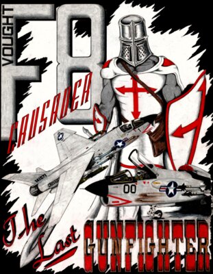 F-8 Crusader Back
